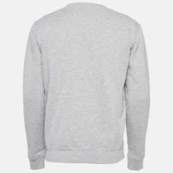 Saint Laurent Paris Grey Peanuts Print Cotton Sweatshirt M 
