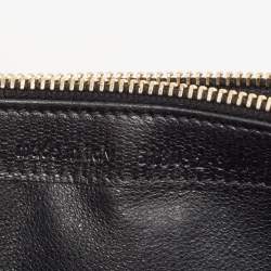 Saint Laurent Black Leather Classic Y Flap Continental Wallet