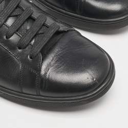 Pre Owned Saint Laurent Black Leather Court Classic SL/10H High Top Sneakers Size 41