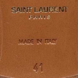 Saint Laurent Paris Khaki Suede Jodhpur Ankle Length Boots Size 41