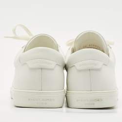 Saint Laurent White Leather Andy Sneakers Size 45.5