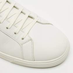 Saint Laurent White Leather Andy Sneakers Size 45.5