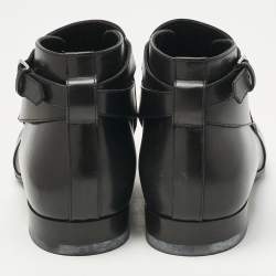 Pre Owned Saint Laurent Black Leather London 20 Jodhpur Boots Size 43