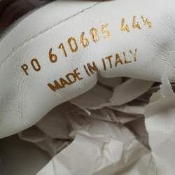 Pre Owned Saint Laurent Paris White Leather Court Classic Low Top Sneakers Size 44.5