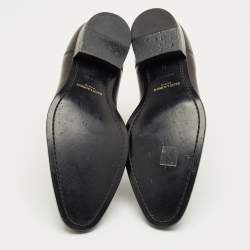 Pre Owned Saint Laurent Brown Leather Wyatt Chelsea Boots Size 42