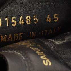 Pre Owned حذاء رياضي سان لوران باريس منخفض من أعلى كورت كلاسيك ياه بيبي شهير أسود مقاس 41.5