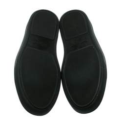 Saint Laurent Paris Black Leather Low Top Sneakers Size 41