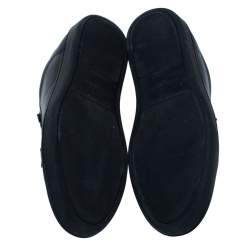 Pre Owned Saint Laurent Paris Black Leather Low Top Sneakers Size 42