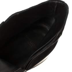 Saint Laurent Black Suede Ankle Boots Size 42
