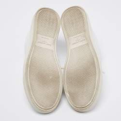 Saint Laurent White Leather Andy Low-Top Sneakers Size 41