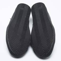 مملوكة مسبقًا Saint Laurent Paris Black leather Cap Toe Low Top Sneakers Size 41 