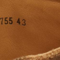 مملوكة مسبقًا  Saint Laurent Paris Brown Suede Ankle Boots Size 43