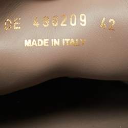 Pre Owned حذاء رياضي سان لوران كورت كلاسيك جلد وسويدي وردي عنق منخفض بشعار الماركة مقاس 42