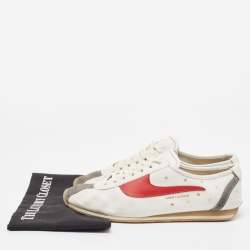 Saint Laurent Tricolor Leather and Suede Jay Star Sneakers Size 41