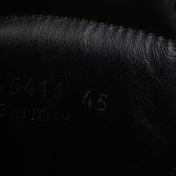 Saint Laurent Black/Red Leather SL-10H High Top Sneakers Size 45
