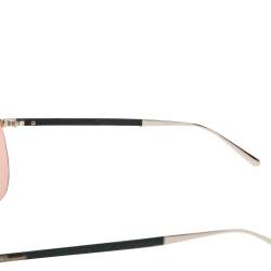 Salvatore Ferragamo Silver/Green SF220SL Aviator Sunglasses