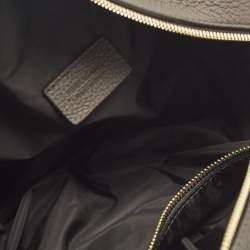 مملوكة مسبقًا Salvatore Ferragamo Choco Brown Gancini Embossed Leather Toiletry Pouch