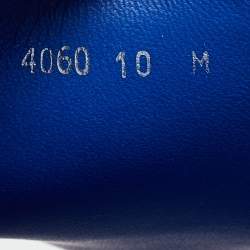 Salvatore Ferragamo Blue Leather Dolce Sandals Size 44
