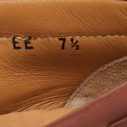 مملوكة مسبقًا Salvatore Ferragamo Brown Leather Gancini Penny Loafers Size 41.5