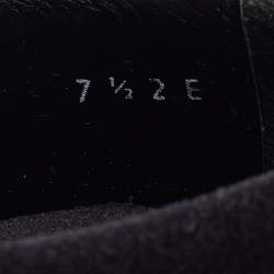 Pre Owned Salvatore Ferragamo Black Suede Lace Up Derby Size 41.5