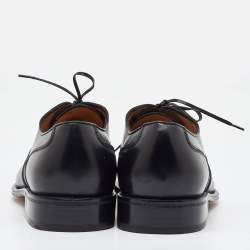 Salvatore Ferragamo Black Leather Lace Up Oxfords Size 41.5