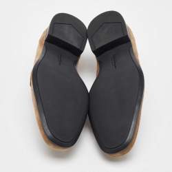 Salvatore Ferragamo Beige Suede Slip On Loafers Size 41.5