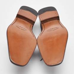 Salvatore Ferragamo Brown Leather Lace Up Derby Size 41.5