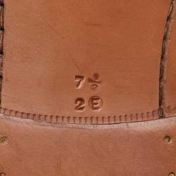 Salvatore Ferragamo Brown Leather Lace Up Derby Size 41.5