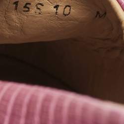 Salvatore Ferragamo Pink Lizard Lampedusa Espadrilles Size 44