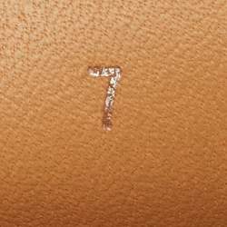 Pre Owned Salvatore Ferragamo Beige Leather Saddle Driving Loafers Size 41