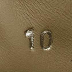 Pre Owned Salvatore Ferragamo Size 44 Green Leather Lace Up Sneakers