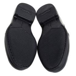 مملوكة مسبقًا حذاء لوفرز سالفاتورى فيراغامو فاراوان جلد أسود مقاس 39.5