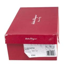 مملوكة مسبقًا حذاء لوفرز سالفاتورى فيراغامو فاراوان جلد أسود مقاس 39.5