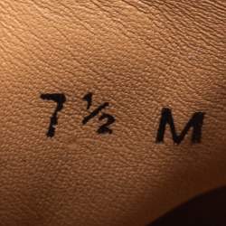 Pre Owned Salvatore Ferragamo Navy Blue Crocodile Leather Lampedusa Espadrilles Size 41.5