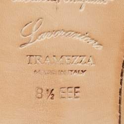 Salvatore Ferragamo Brown Crocodile Leather Nordland Derby Size 42.5