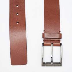 Salvatore Ferragamo Brown Leather Buckle Belt 85CM