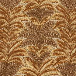 مملوكة مسبقًا ربطة عنق سالفاتوري فيراغامو حرير طباعة ورقة بنية تقليدية