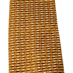 Salvatore Ferragamo Vintage Mustard Textured Silk Jacquard Tie