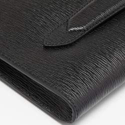 Salvatore Ferragamo Black Leather Revival 3.0 Travel Portfolio