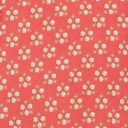 Pre Owned Salvatore Ferragamo Red Floral Print Silk Tie