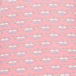 Pre Owned Salvatore Ferragamo Pink Dolphin Print Silk Tie