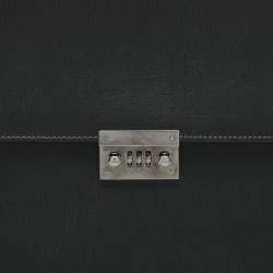Salvatore Ferragamo Black Leather Briefcase