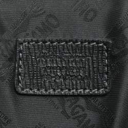 Salvatore Ferragamo Black Leather Briefcase