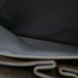 Pre Owned Salvatore Ferragamo Choco Brown Leather Briefcase