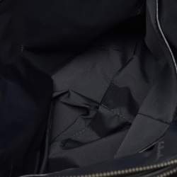 Pre Owned Salvatore Ferragamo Black Pebbled Leather Briefcase