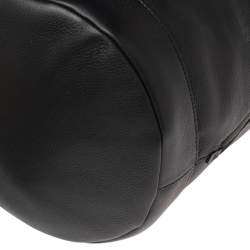 Salvatore Ferragamo Black Grained Leather Tornabuoni 1927 Collection Shoulder Backpack