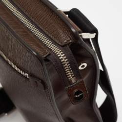 Salvatore Ferragamo Tabacco Leather Messenger Bag
