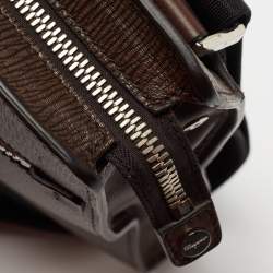 Salvatore Ferragamo Tabacco Leather Messenger Bag