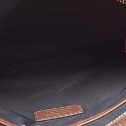 Salvatore Ferragamo Tabacco Leather Messenger Bag