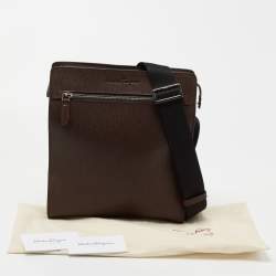 Salvatore Ferragamo Tabacco Leather Messenger Bag